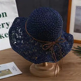 Handmade Crochet Straw Hat for Fashionable Look