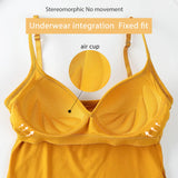 Women's V-neck Soft Breathable Padded Sling Top